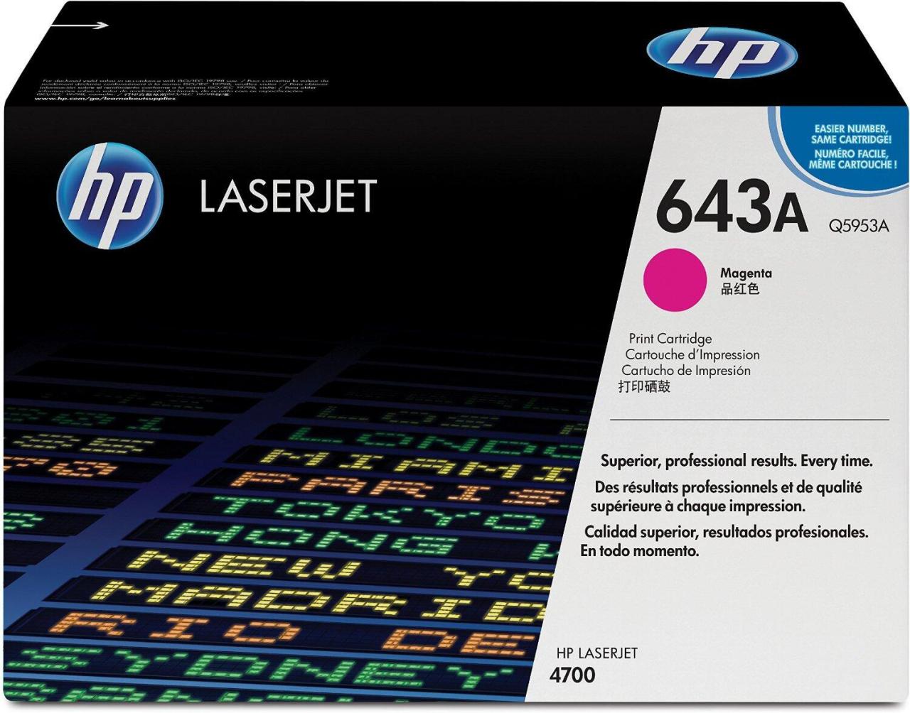 HP Original 643A Toner magenta 10.000 Seiten (Q5953A) von HP Inc.