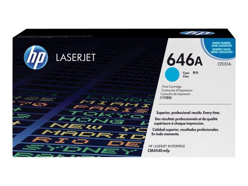HP Original 646A Toner cyan 12.500 Seiten (CF031A) von HP Inc.