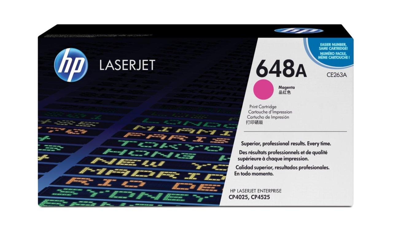 HP Original 648A Toner magenta 11.000 Seiten (CE263A) von HP Inc.