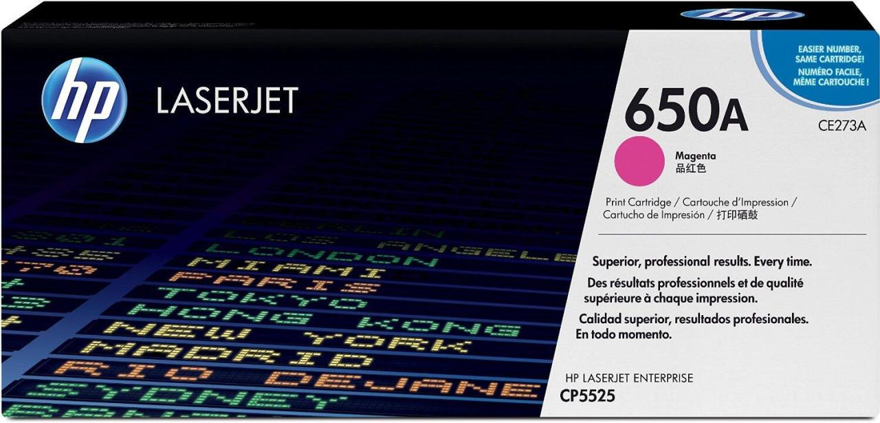 HP Original 650A Toner magenta 15.000 Seiten (CE273A) von HP Inc.
