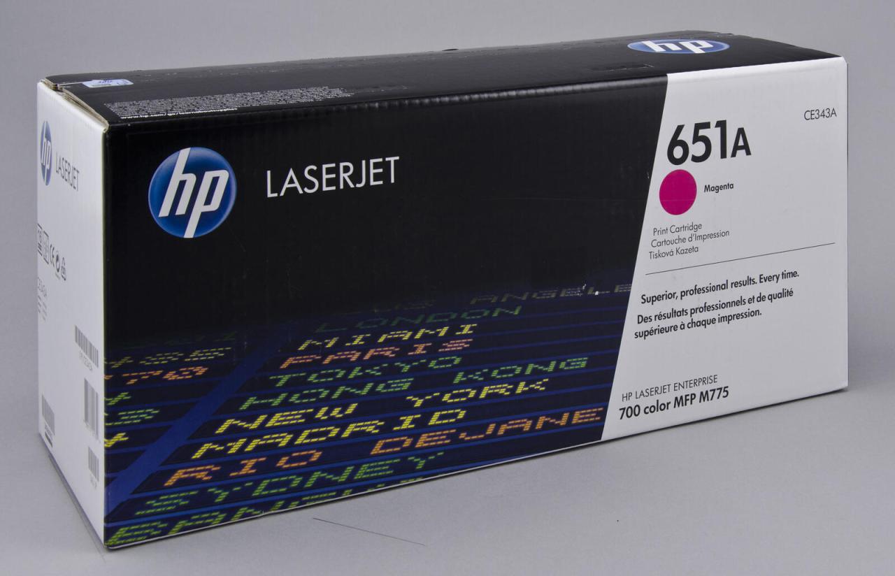 HP Original 651A Toner magenta 16.000 Seiten (CE343A) von HP Inc.