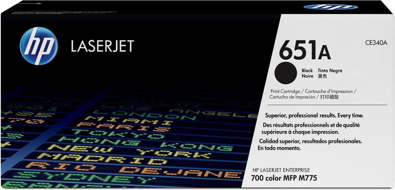 HP Original 651A Toner schwarz 13.500 Seiten (CE340A) von HP Inc.