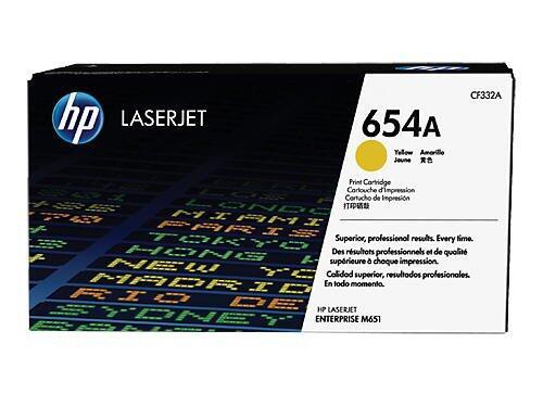 HP Original 654A Toner gelb 15.000 Seiten (CF332A) von HP Inc.