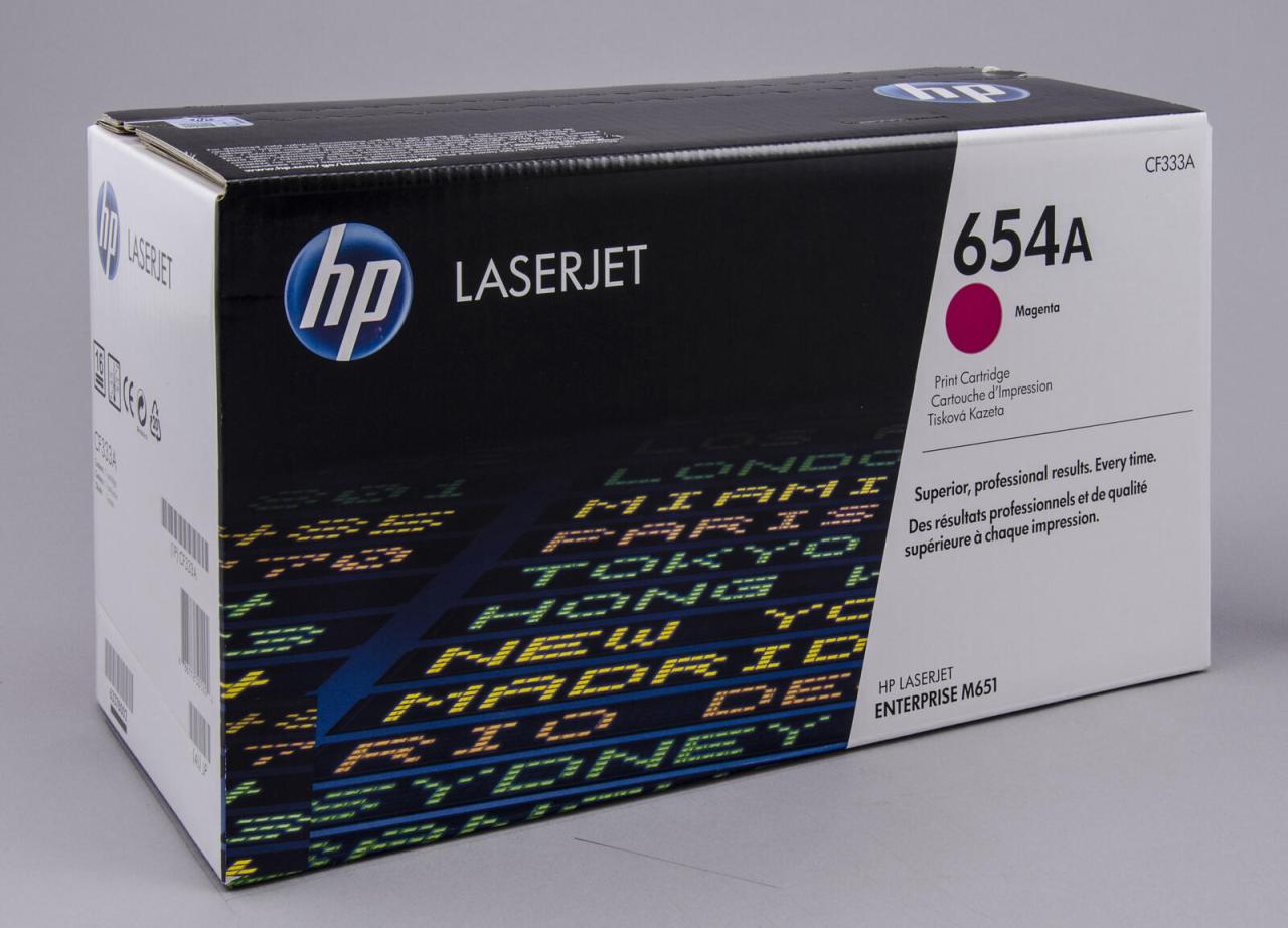 HP Original 654A Toner magenta 15.000 Seiten (CF333A) von HP Inc.