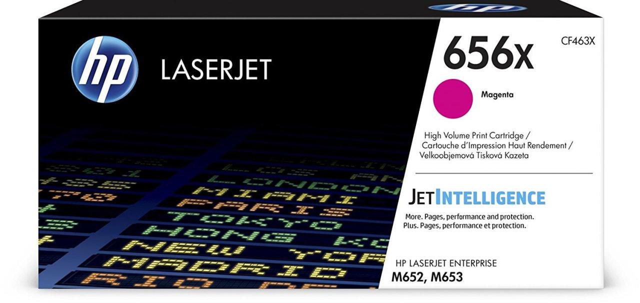 HP Original 656X Toner magenta hohe Kapazität 22.000 Seiten (CF463X) von HP Inc.