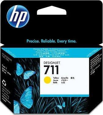 HP Original 711 Druckerpatrone - gelb (CZ132A) von HP Inc.