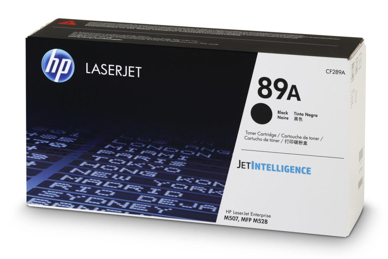 HP Original 89A Toner schwarz 5.000 Seiten (CF289A) von HP Inc.