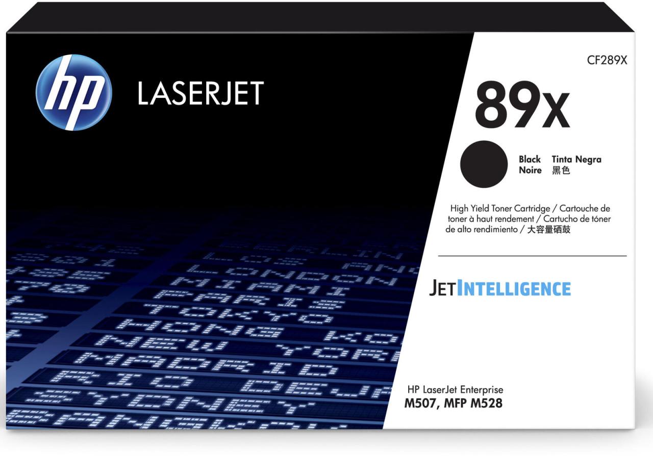 HP Original 89X Toner schwarz 10.000 Seiten (CF289X) von HP Inc.