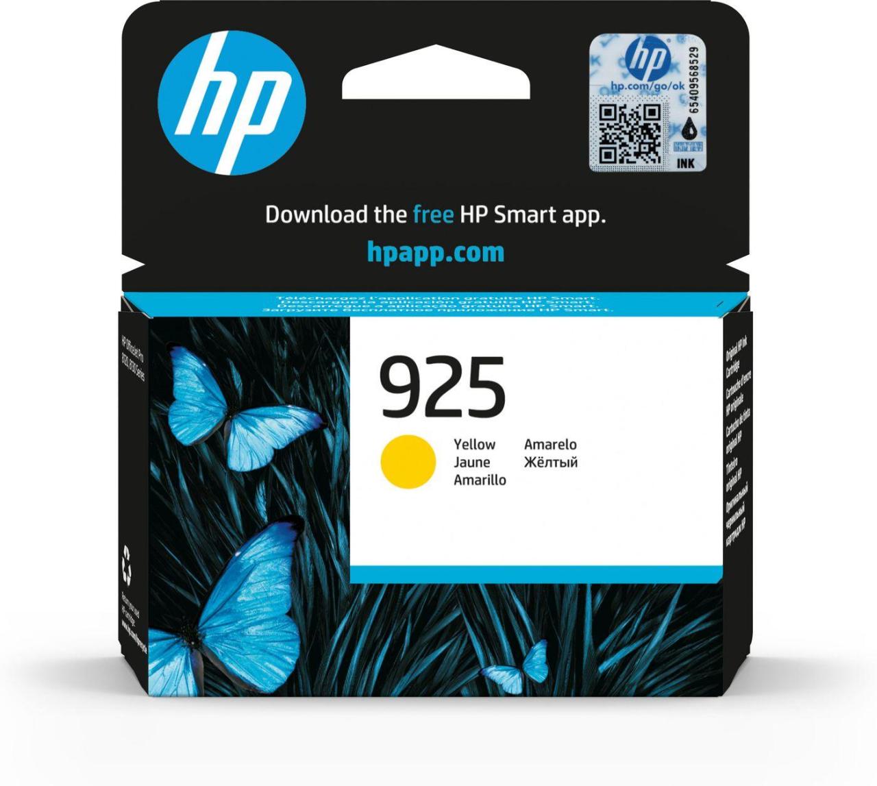 HP Original 925 Druckerpatrone - gelb (4K0V8PE) von HP Inc.