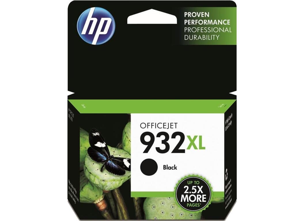 HP Original 932XL Druckerpatrone schwarz 1.000 Seiten 22,5ml (CN053AE) von HP Inc.