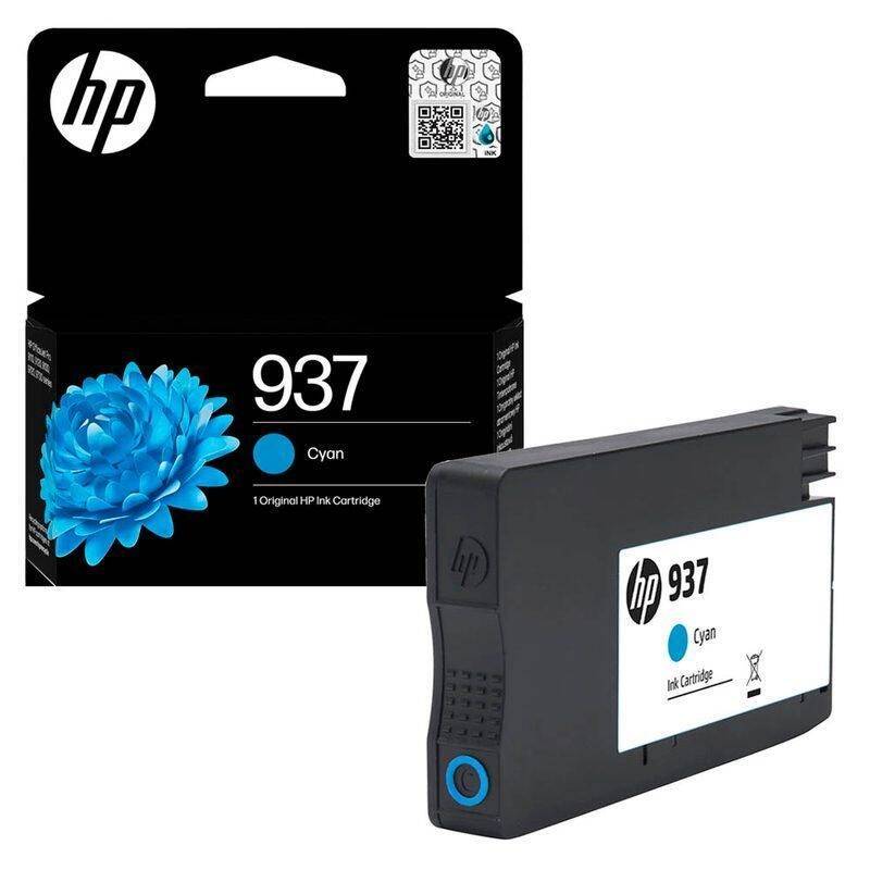 HP Original 937 Druckerpatrone - cyan (4S6W2NE) von HP Inc.