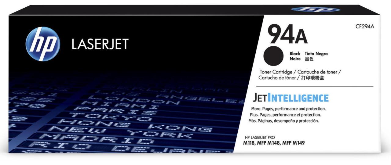 HP Original 94A Toner schwarz 1.200 Seiten (CF294A) von HP Inc.