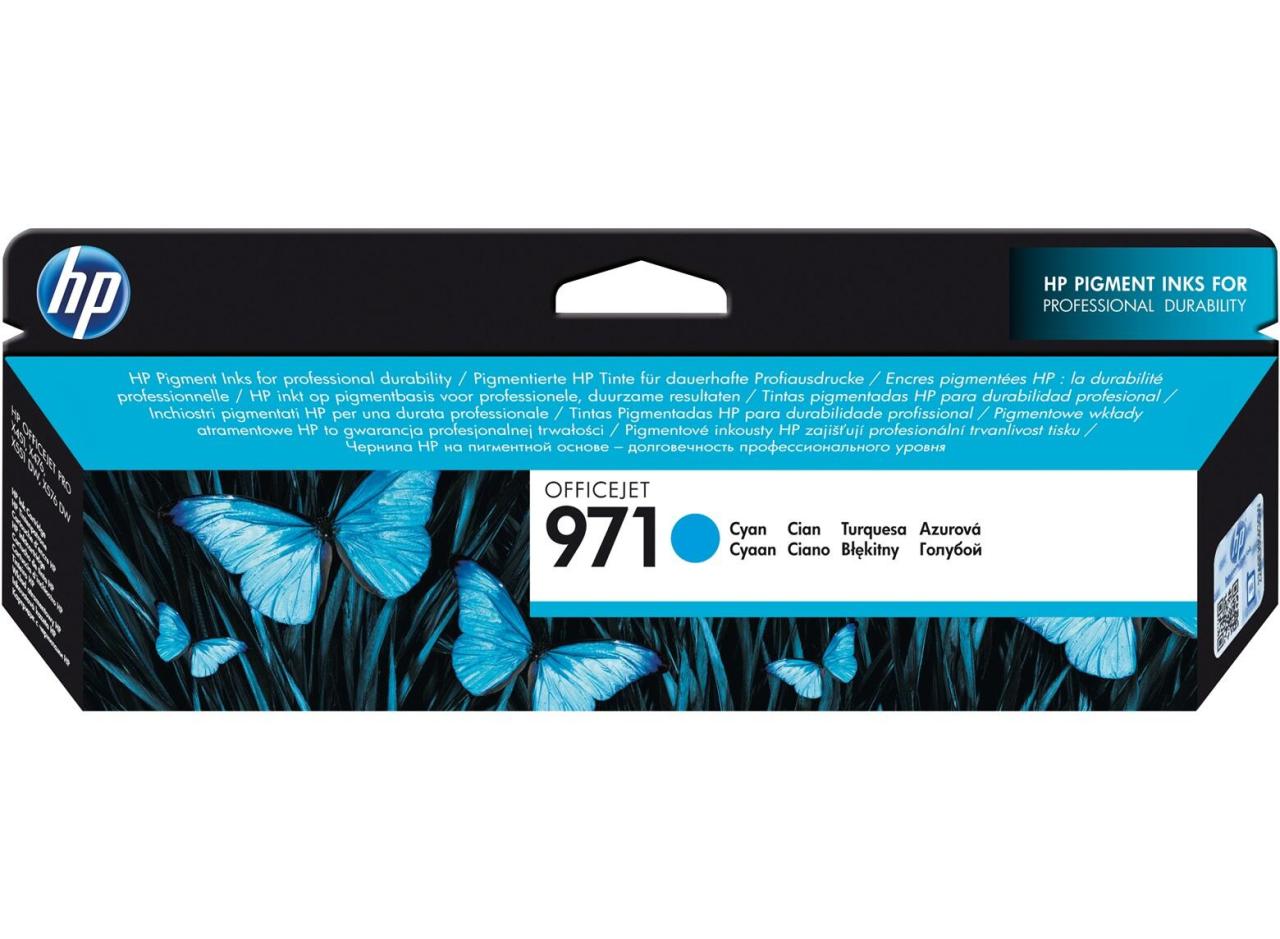 HP Original 971 Druckerpatrone cyan 2.500 Seiten 24,5ml (CN622AE) von HP Inc.