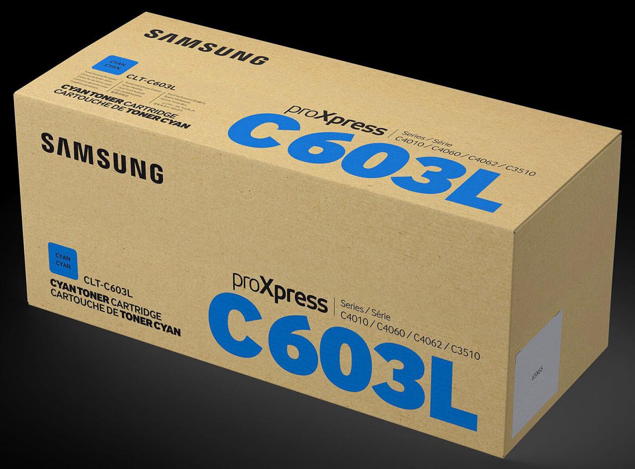 HP Original CLT-C603L Toner Cyan 10.000 Seiten (CLT-C603L/ELS) für C4010ND, C... von HP Inc.
