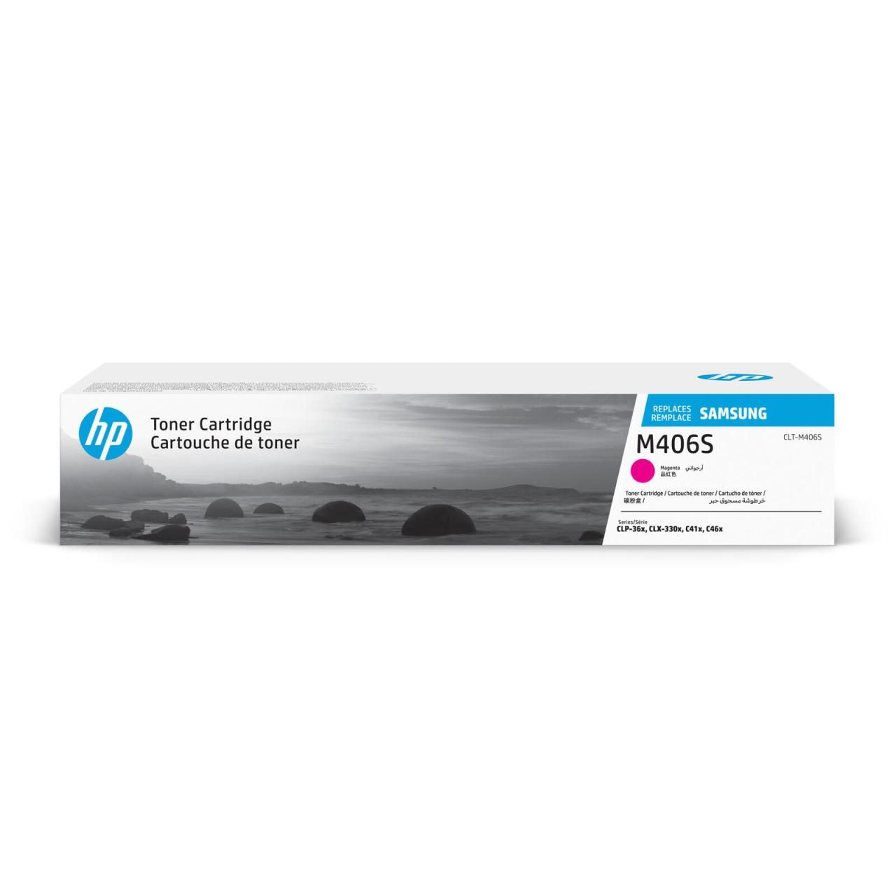 HP Original CLT-M406S Toner magenta 1.000 Seiten (CLT-M406S/ELS) für CLP-365/... von HP Inc.