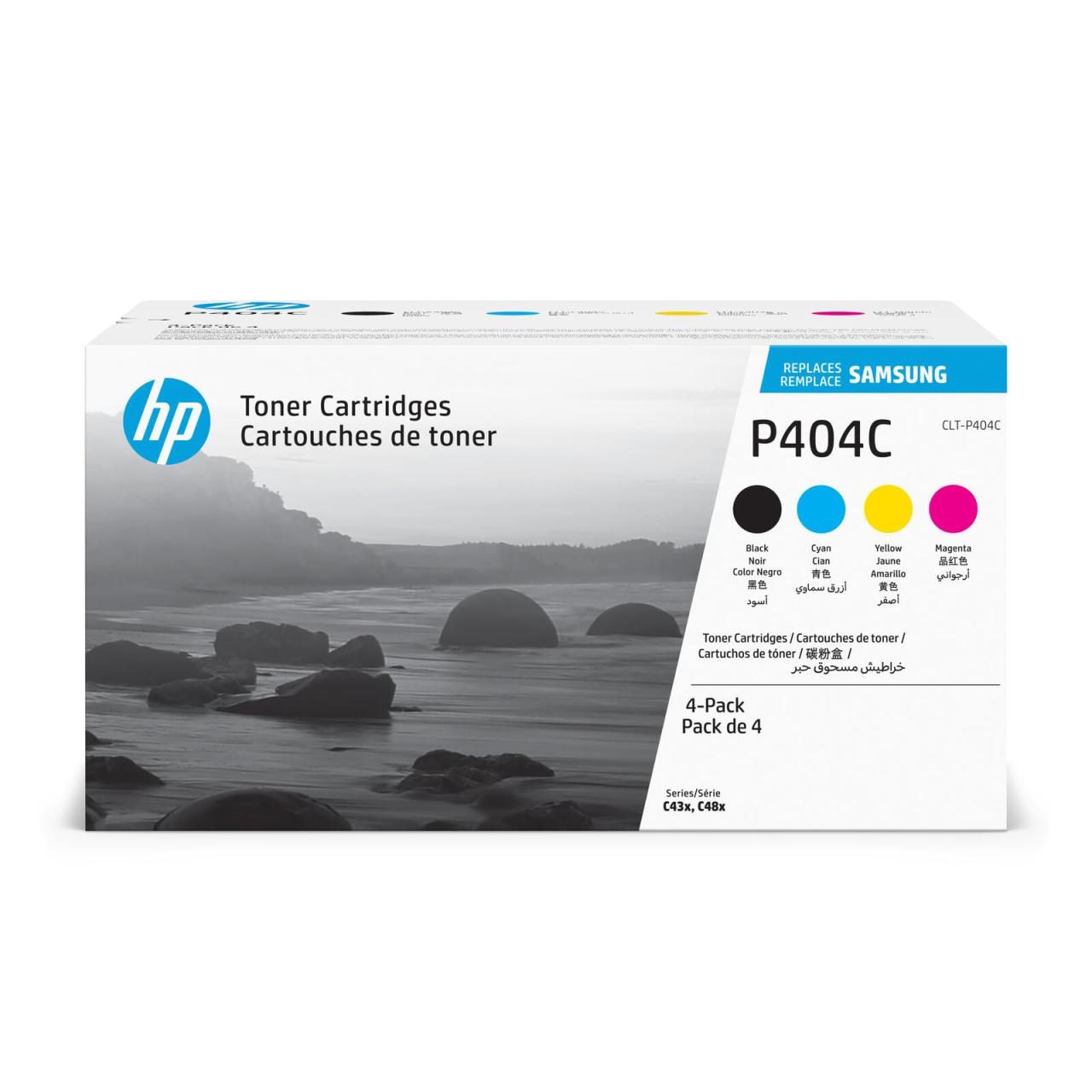 HP Original CLT-P404C Rainbow-Kit Toner schwarz cyan magenta gelb 4.500 Seite... von HP Inc.