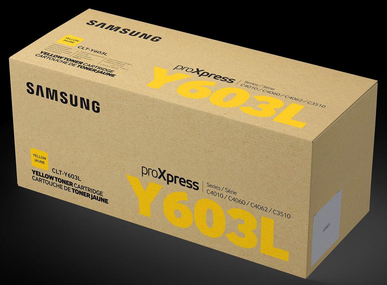 HP Original CLT-Y603L Toner gelb 10.000 Seiten (CLT-Y603L/ELS) für C4010ND, C... von HP Inc.