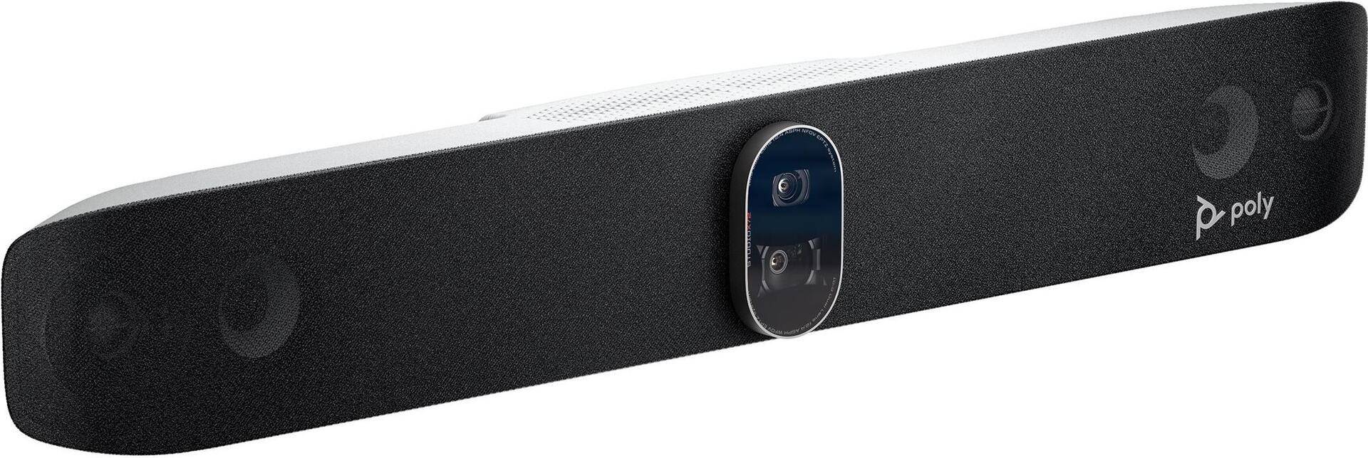HP Inc. Poly Studio X72 - All-in-One Videoleiste (Videoleiste, Poly TC10 Touchcontroller) - Zoom Certified, Zertifiziert für Microsoft Teams - Schwarz (A4MA7AA#ABB) von HP Inc