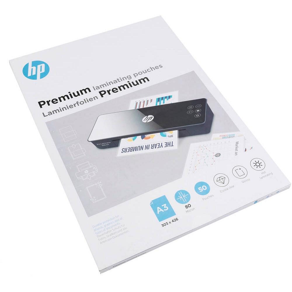 HP Premium Laminierfolien glänzend 50er Pack für A3 80 micron von HP Inc.