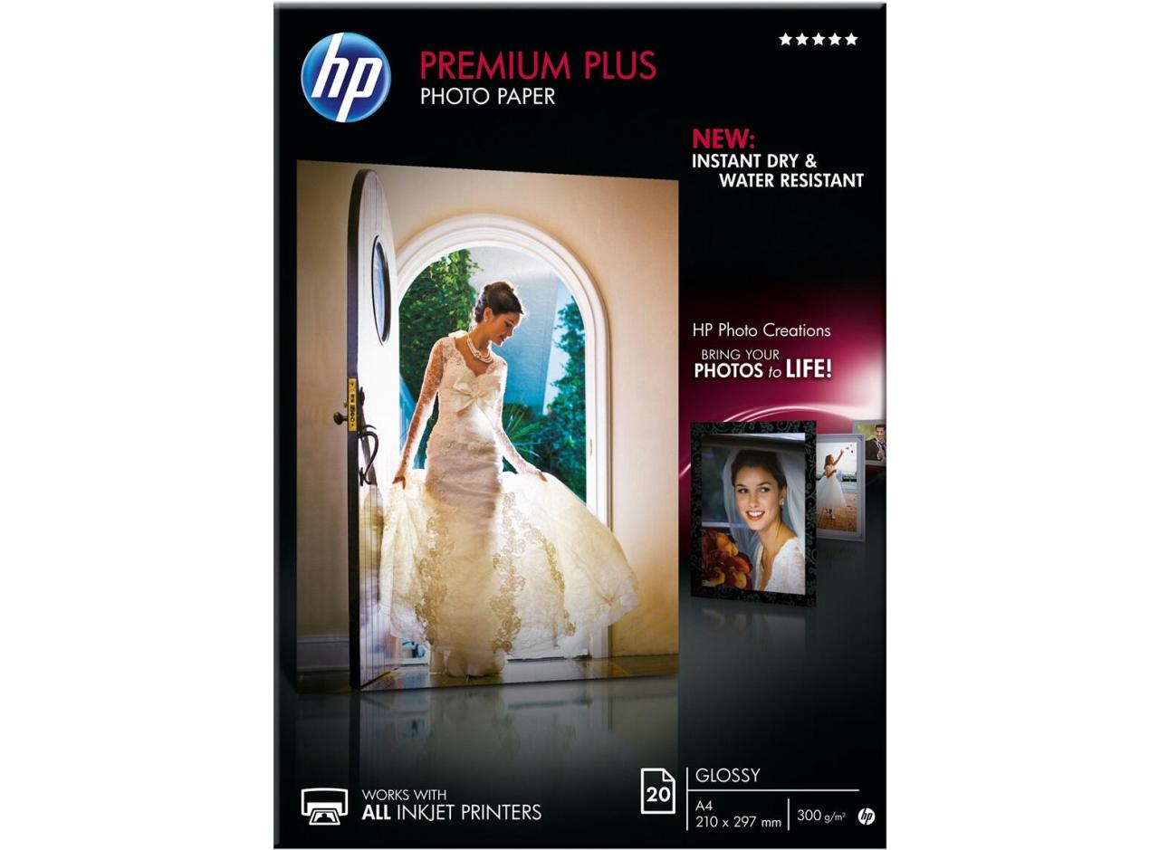 HP Premium Plus Fotopapier glänzend A4 (210 x 297 mm) 20 Blatt für Officejet ... von HP Inc.