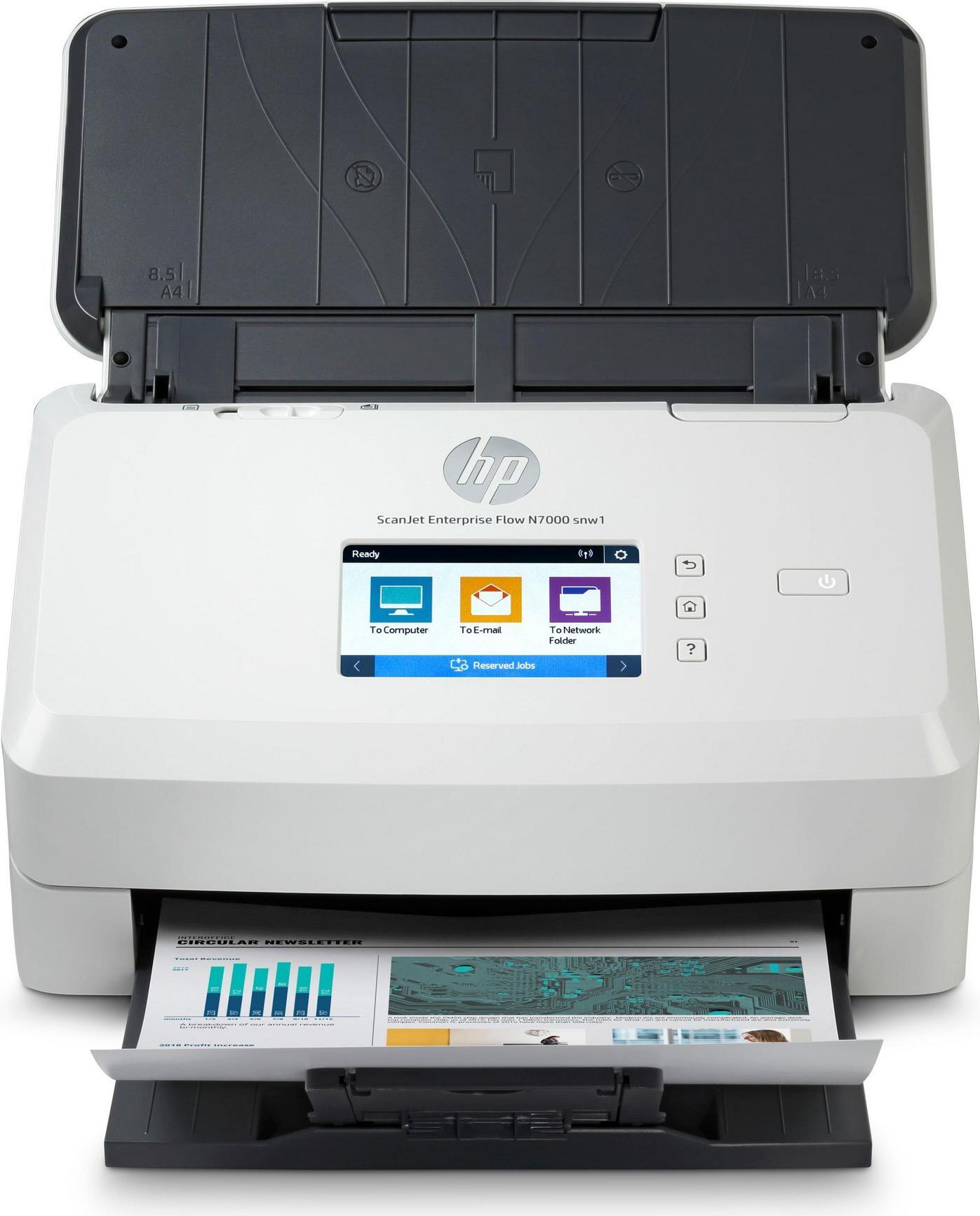 HP Scanjet Enterprise Flow N7000 Dpi A4 White (6FW10A) von HP Inc