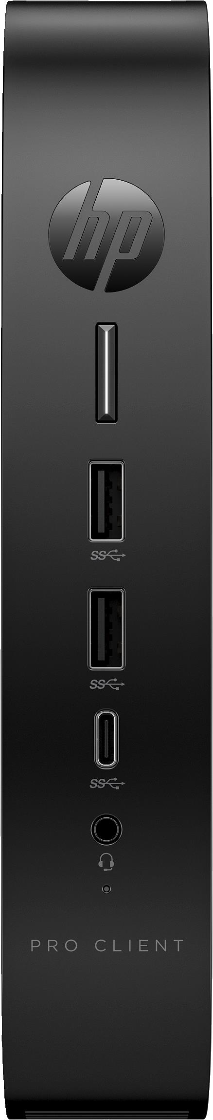 HP T550 Intel Celeron J6412/8GB RAM/64GB SSD/W10 IoT WLAN/2xDP 2 GHz Windows 10 IoT Enterprise 1,3 kg Schwarz - US Layout(5H0W9EA#ABB) von HP Inc