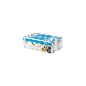 HP Toner CB436AD (36A) - Doppelpack - Schwarz - Kapazität: 2x 2.000 Seiten (CB436AD ) von HP Inc