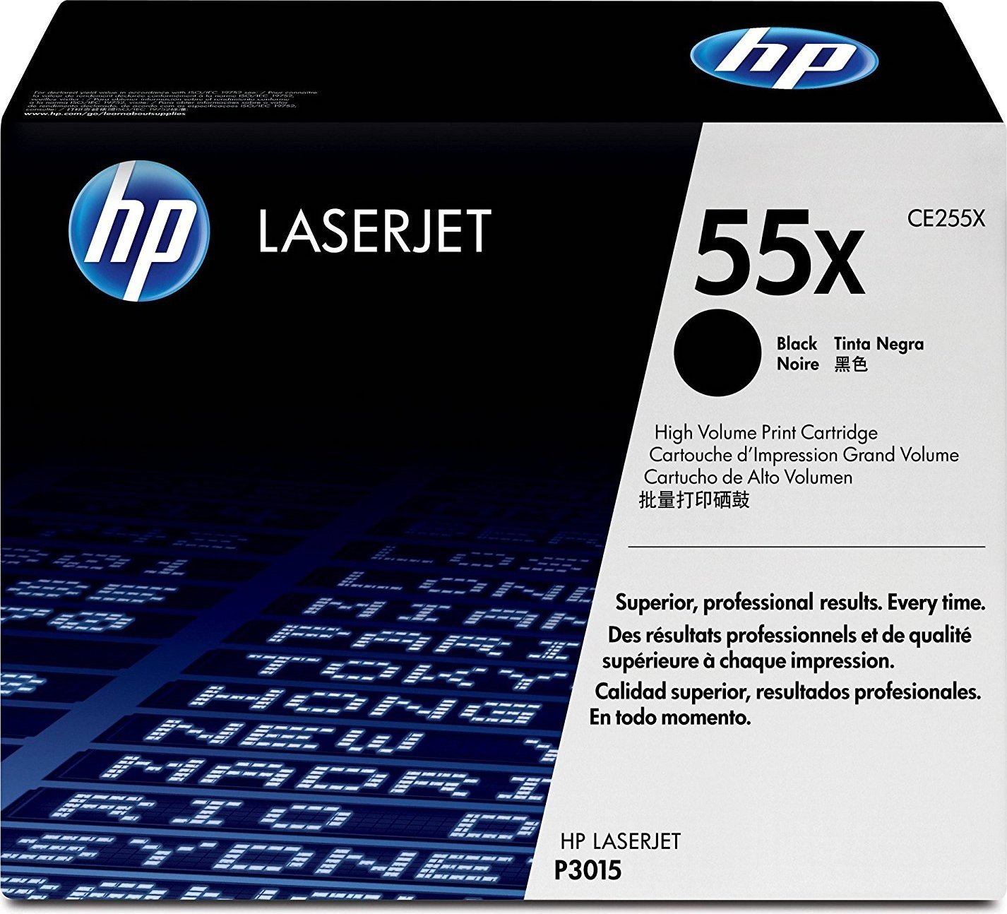 HP Toner CE255X (55X) - Schwarz - Kapazität: 12.500 Seiten (CE255X) von HP Inc