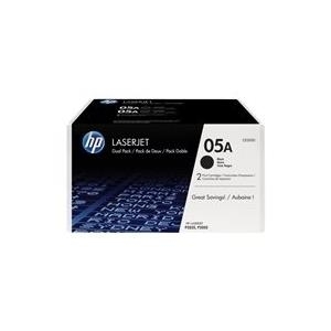 HP Toner CE505D (05A) - Doppelpack - Schwarz - Kapazität: 2x 2.300 Seiten (CE505D) von HP Inc