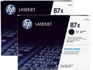HP Toner CF287XD (87X) - Doppelpack - Schwarz - Kapazität: 2x 18.000 Seiten (CF287XD) von HP Inc