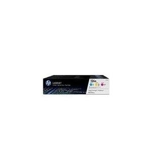 HP Toner CF341A (126A) - Multipack - C/M/Y - Kapazität: 3x 1.000 Seiten (CF341A) von HP Inc
