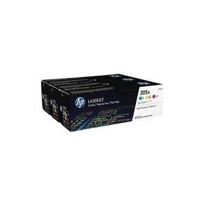 HP Toner Multipack CF370AM (305A) - C/M/Y - Kapazität: 3x 2.600 Seiten (CF370AM) von HP Inc