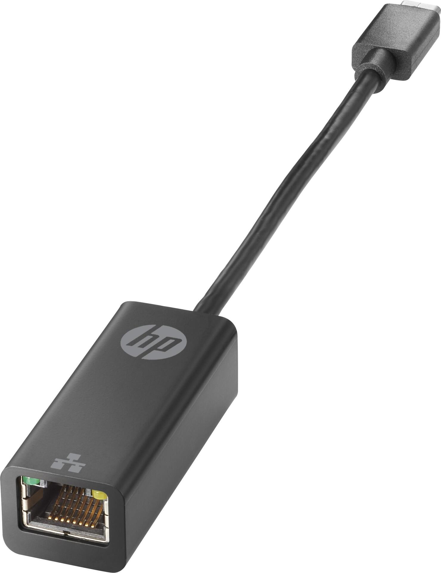 HP USB-C to RJ45 Adapter G2 - Netzwerkadapter - USB-C - Gigabit Ethernet x 1 - für Chromebook x360, ENVY Laptop 16, 17, ENVY x360 Laptop, Laptop 15, Spectre x360 Laptop von HP Inc