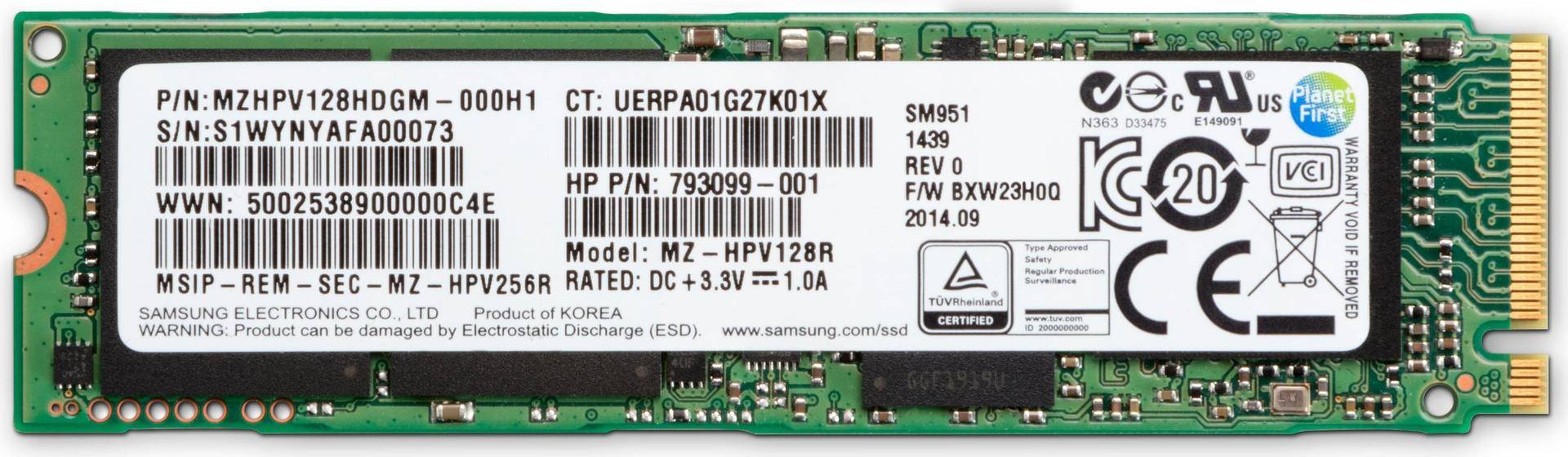 HP Z Turbo Drive 2 TB TLC Z8G4 SSD-Modul (3KP41AA) von HP Inc
