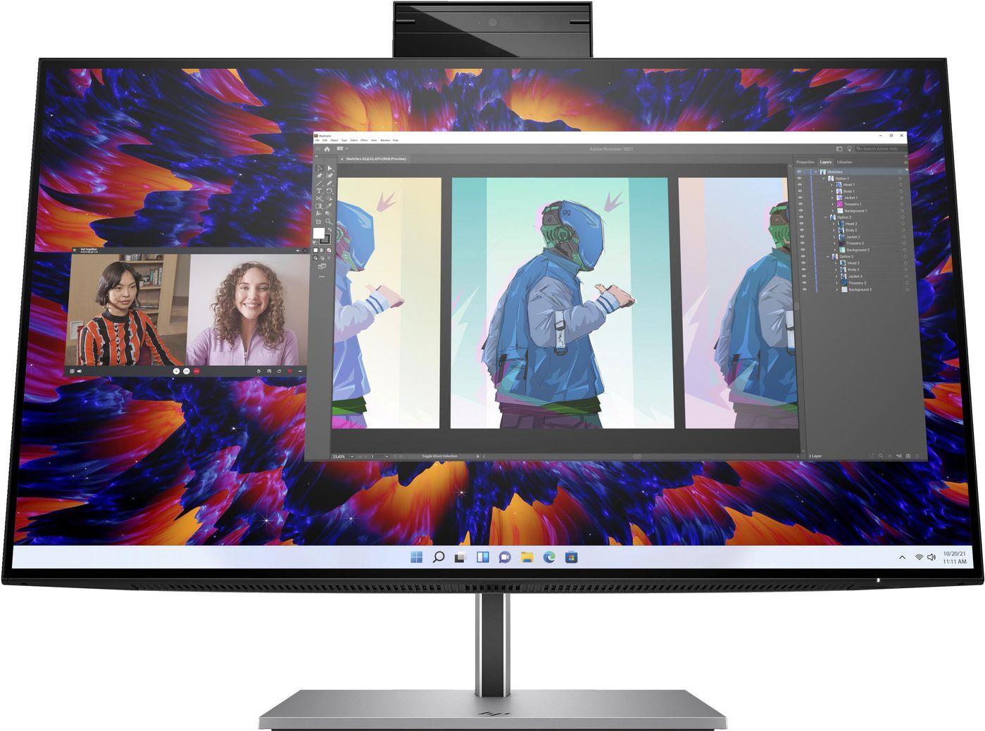 HP Z24m G3 LED-Monitor 60,5 cm 23.8 2560 x 1440 QHD @ 90 Hz IPS 400 cd/m² 1000:1 DisplayHDR 5 ms HDMI DisplayPort USB-C [Energieklasse F] (4Q8N9AA#ABB) von HP Inc