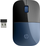 HP Z3700 - Maus - 3 Tasten - kabellos - 2,4 GHz - kabelloser Empfänger (USB) - Blau (7UH88AA#ABB) von HP Inc