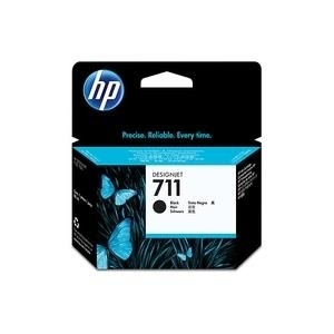 Hewlett-Packard HP 711 - Schwarz - Original - Tintenpatrone - für DesignJet T120 ePrinter, T520 ePrinter (CZ133A) von HP Inc