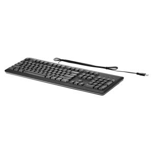 Hewlett-Packard HP Keyboard USB Tastaturlayout Französisch schwarz (QY776AA#ABF) von HP Inc