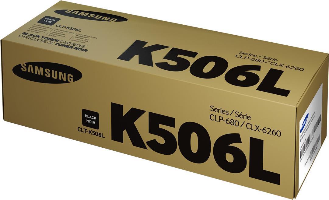 Samsung CLT-K506L - Hohe Ergiebigkeit - Schwarz - Original - Tonerpatrone (SU171A) - für Samsung CLP-680DW, CLP-680ND, CLX-6260FD, CLX-6260FR, CLX-6260FW, CLX-6260ND (SU171A) von HP Inc