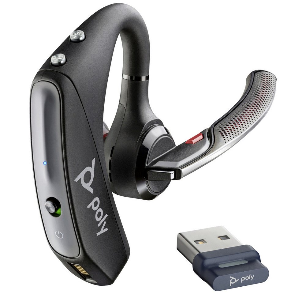 HP Poly HP Poly Voyager 5200 HiFi In Ear Headset Bluetooth® Mono Schwarz Lau Kopfhörer von HP Poly