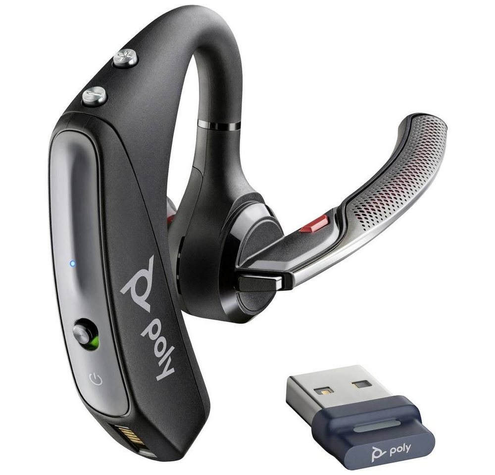 HP Poly Voyager 5200 UC & BT600 - Headset & Dongle - schwarz In-Ear-Kopfhörer HP Poly Voyager 5200 UC & BT600 - Headset & Dongle - schwarz In-Ear-Kopfhörer von HP Poly