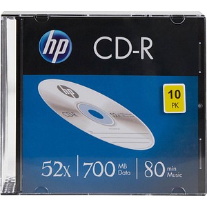 10 HP CD-R 700 MB von HP