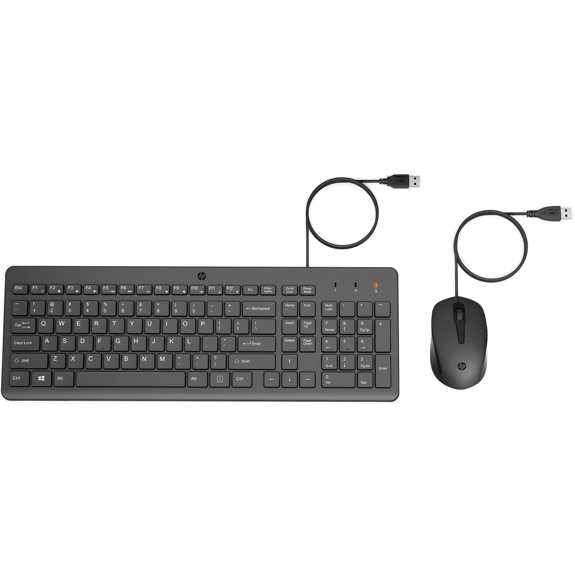 150 Maus und Tastatur (kabelgebunden), Desktop-Set von HP