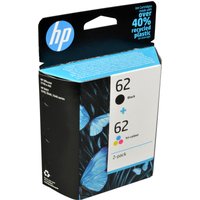 2 HP Tinten N9J71AE  62  1 x BK + Color von HP