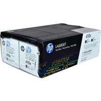 2 HP Toner CF410XD  410X  schwarz von HP