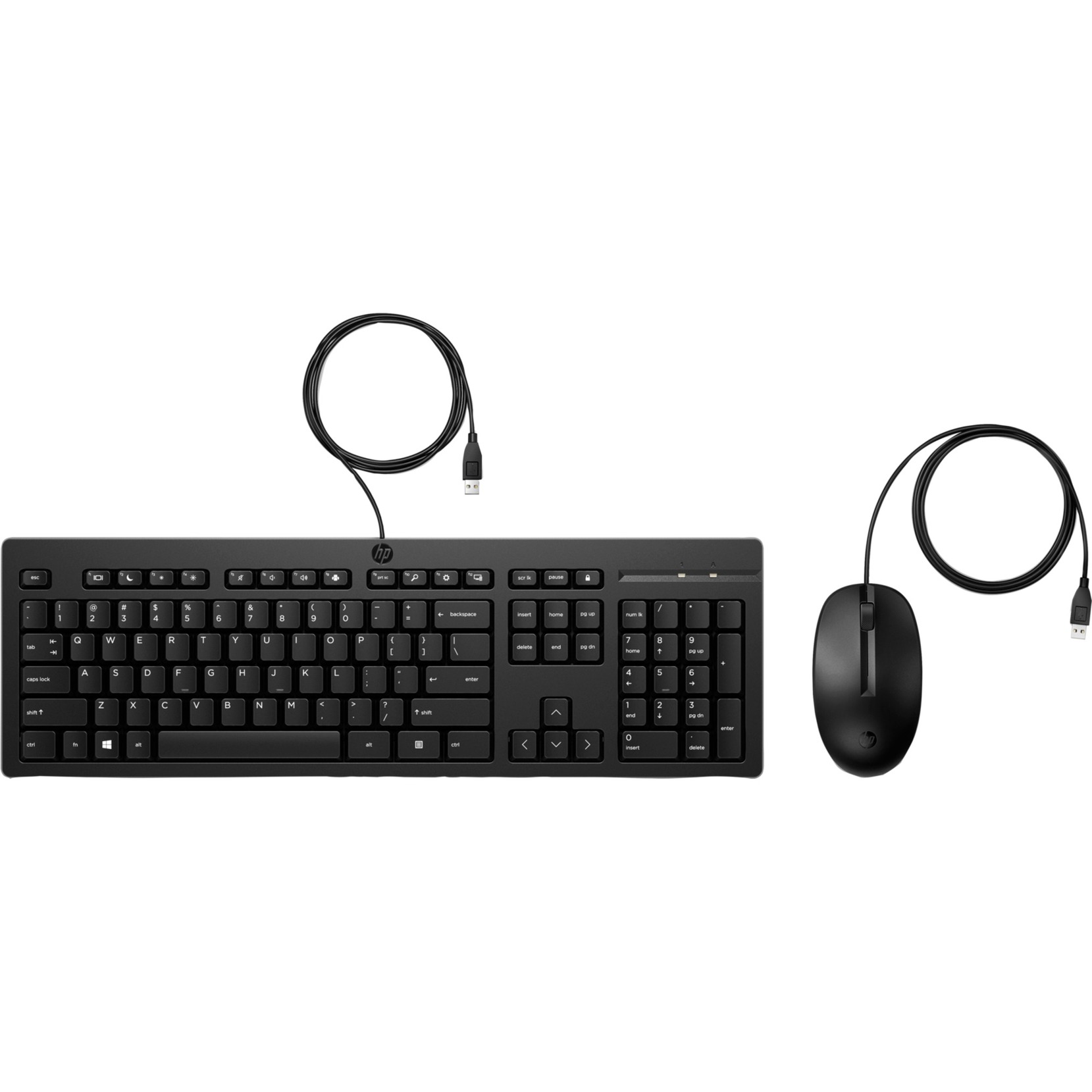 225 Maus und Tastatur (kabelgebunden), Desktop-Set von HP