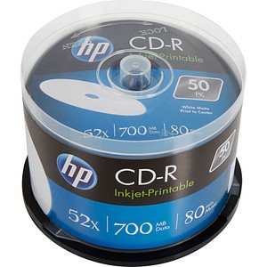 50 HP CD-R 700 MB bedruckbar von HP