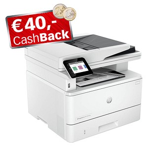 AKTION: HP LaserJet Pro MFP 4102DW 3 in 1 Laser-Multifunktionsdrucker weiß, HP Instant Ink-fähig mit CashBack von HP