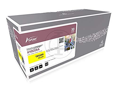 Astar AS20029 passend für Kyocera M5526 Toner gelb kompatibel zu 1T02R7ANL0/TK5240Y 3000 Seiten von HP