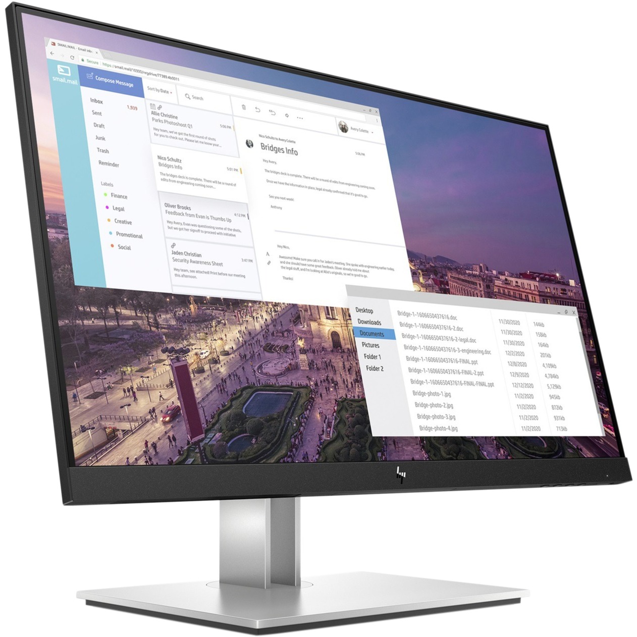 E23 G4, LED-Monitor von HP